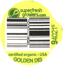 Golden Delicious<br>Medium West Organic