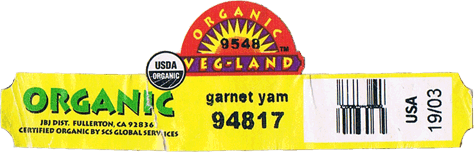 Yams Red Large Organic