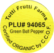Capsicum<br>Bell Green Large Organic