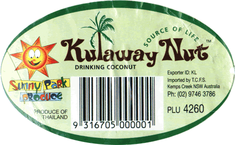 Coconut<br>Drinking/Green/In Husk/Waternut