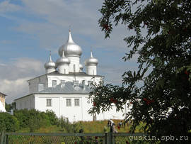 Khutyn Monastery of Saviour's Transfiguration and of St. Varlaam. Transfiguration cathedral (1515).