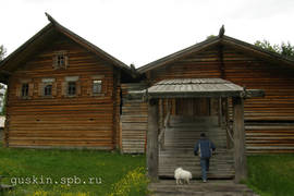 Malye Korely. Homestead of E.I. Kirillov from Kiselevo villiage (end of 19th century).
