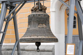 Kiev Pechersk Lavra. The All Saints Bell. Made in 2005 and now passing on-ground tests.
