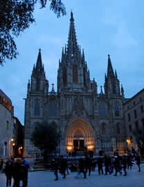 Barcelona. The Cathedral of the Holy Cross and Saint Eulalia (1298–1420).