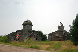 Tulgas.The complex of the сhurch of St. Clement (1880) and the сhurch of St. Blasius (1795).