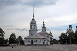 Vologda. The сhurch of St. Alexander Nevski at Kremlin square (18th c.).