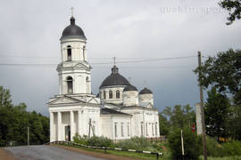 The Cathedral of St. Elijah (1825) in Soltsy. In a wooden сhurch that was at this place before Mikhail Illarionovich Golenishchev-Kutuzov was married.