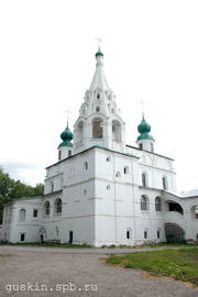 Veliky Ustyug. Mikhaylo-Arkhangelsky Monastery. The cathedral of Archangel Michael (1653–1656).