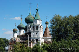 Rostov. Monastery of St Avraam. The cathedral of the Epiphany (1553–1554).