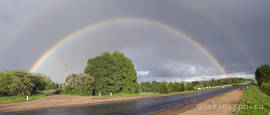 Riad Ostrov — Opochka. Doubled rainbow.