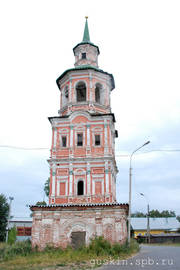 Veliky Ustyug. The bell tower if the сhurch of Saint Simeon Stylites (1765).