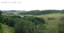 Izborsk. View from the Zheravya hill.