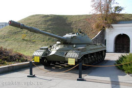 Kiev, the National Museum of the History of the Great Patriotic War (of 1941–1945). The heavy tank T-10 (in service from 1954, didn't take part in the Great Patriotic War).