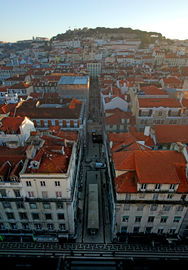 Lisbon. View from the Santa Justa observation deck.
