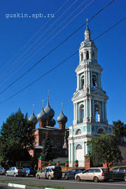 Kostroma. The Holy Sign convent. The bell tower of The Holy Sign church (1802).