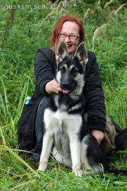 VEO Vernyi Drug Yashma and her owner Anne Aarnio