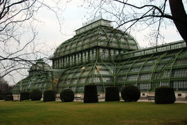 Vienna. Schönbrunn Palace. The Palm house.