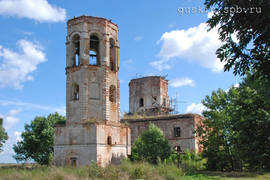 Buregi. Ruins of the сhurch of the Resurrection (18th c.).