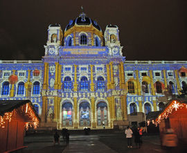Vienna, Christmas. Museum of Natural History.