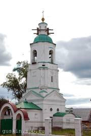 Kotlas. The belfry of the сhurch of Saint Stephen of Perm (1788).