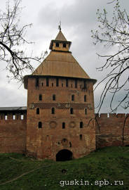 Novgorod Kremlin. Spasskaya tower (15th c.)