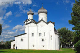 Staraya Russa. Transfiguration Monastery. The cathedral of the Transfiguration (12th c.).
