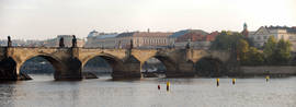 Prague. The Charles Bridge.