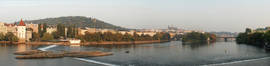 Prague. The Vltava river.