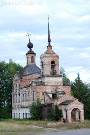 Nyuba. St. Nicholas сhurch (1818–1821).