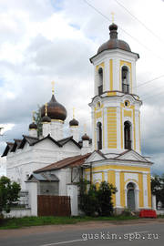 Staraya Russa. St. Nicholas сhurch (1371) and belfry (1750th).