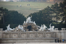 Vienna. Schönbrunn. Neptune Fountain.