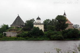 Staraya Ladoga (Old Ladoga) fortress.  The сhurch of Saint George (12th c.).