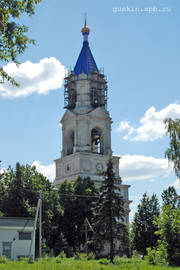 Kashin. The bell tower of the Resurrection cathedral (1867).
