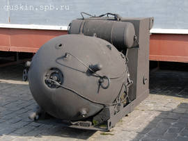 Kiev. The National Museum of the History of the Great Patriotic War (of 1941–1945). Naval mine KB.