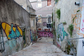 One of the urban stairs