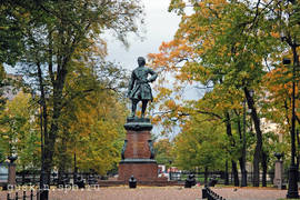 Kronstadt. Monument to Peter the Great (1841).