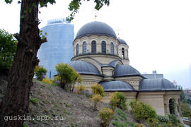 Kiev. The сhurch of the Saint Metropolitan Michael of Kiev (1893–1895; reconstructed at the original foundation in 1995).