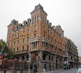 Barcelona. Edificio Mutua Universal (1894—1896).